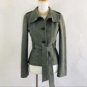 TED BAKER LONDON Tranter Jacket Belted Teal